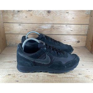 Nike Air Pegasus 83 PRM Mens Size 8.5 Black Triple Black Shoes 324853-001